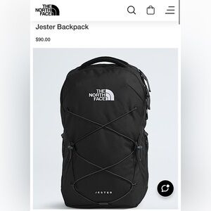 The North Face Jester Black Backpack